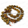 Tigereye gemstone star Beads